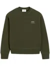 Ami Alexandre Mattiussi -print Sweatshirt In Green