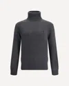 Ami Alexandre Mattiussi Cashmere-wool Ami De Coeur Rollneck Sweater In Gray