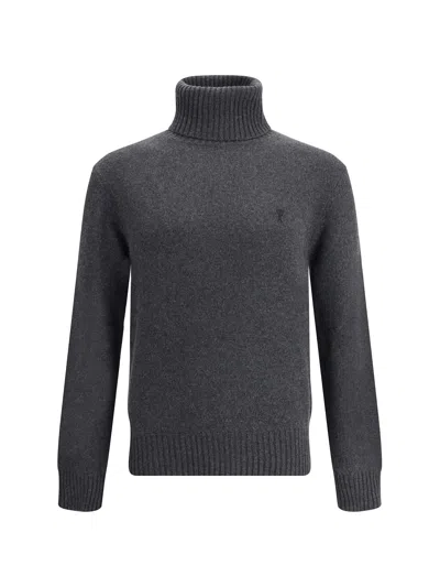 AMI ALEXANDRE MATTIUSSI PULL COL ROULE AMI DE COEUR