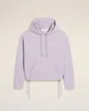 Ami Alexandre Mattiussi Purple Cotton Ami De Coeur Hoodie Purple In Lilac