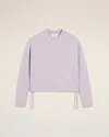 Ami Alexandre Mattiussi Purple Cotton Ami De Coeur Sweatshirt Purple In Lilac
