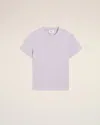 Ami Alexandre Mattiussi Purple Cotton Ami De Coeur T-shirt Purple In Lilac