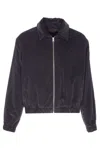 Ami Alexandre Mattiussi Quilted Padded Jacket With High Collar And Structured Silhouette In Black
