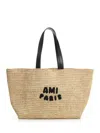 Ami Alexandre Mattiussi Raffia Tote Bag