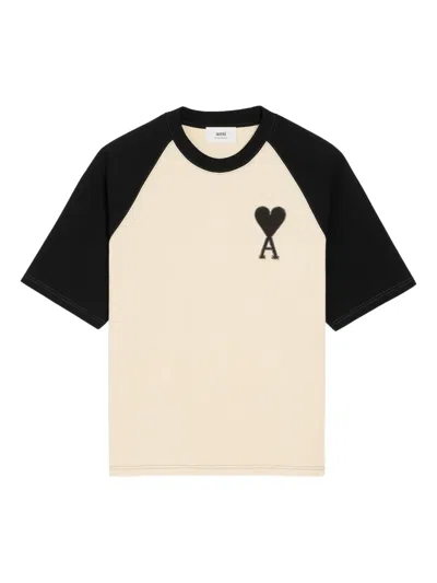 AMI ALEXANDRE MATTIUSSI RAGLAN-SLEEVE AMI DE COEUR-MOTIF T-SHIRT