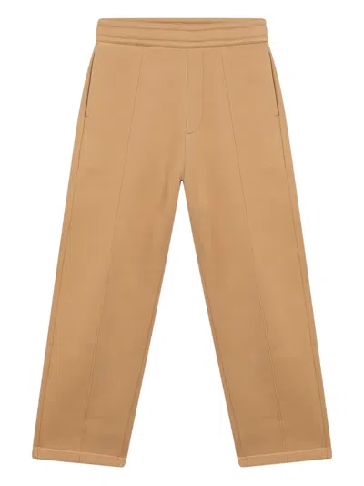 Ami Alexandre Mattiussi Ami Paris Camel Ami Paris De Coeur Joggers In Neutral