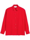 Ami Alexandre Mattiussi Hemd Mit Schlitz Hinten In Rot