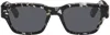 Ami Alexandre Mattiussi Rectangular Frame Sunglasses In Black