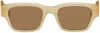 Ami Alexandre Mattiussi Rectangular Frame Sunglasses In Brown