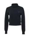 Ami Alexandre Mattiussi Ami Recycled Cashmere Turtleneck Sweater In Black