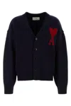 AMI ALEXANDRE MATTIUSSI RED ADC CARDIGAN