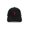 Ami Alexandre Mattiussi Ami Paris Men Ami De Coeur Baseball Cap In Black