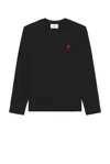 Ami Alexandre Mattiussi Red Adc Long Sleeve T-shirt