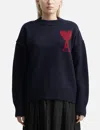 Ami Alexandre Mattiussi Red Adc Sweater