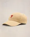 Ami Alexandre Mattiussi Red Ami De Coeur Embroidery Cap Neutrals Unisex In Brown
