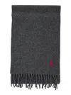 Ami Alexandre Mattiussi Ami Paris Women Red Ami De Coeur Scarf In Black