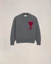 AMI ALEXANDRE MATTIUSSI RED AMI DE COEUR jumper GREY