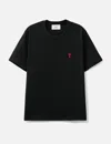 Ami Alexandre Mattiussi Red Ami De Coeur T-shirt In Black