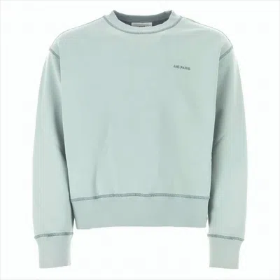 Ami Alexandre Mattiussi Relaxed-fit Cotton Sweatshirt With Subtle Logo Detailing In White