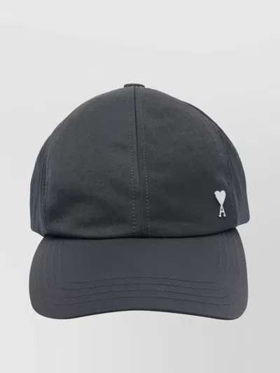 Ami Alexandre Mattiussi Relaxed Panelled Brim Hat In Gray
