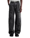 Ami Alexandre Mattiussi Relaxed Worker Baggy Jeans In Black In Black