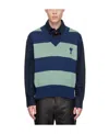 Ami Alexandre Mattiussi Rib Knitted Vest In Black