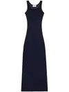 Ami Alexandre Mattiussi Tank Top Long Dress Black For Women In Black
