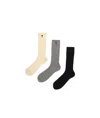 Ami Alexandre Mattiussi Ami Paris Three Pack Adc Socks