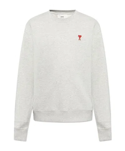 AMI ALEXANDRE MATTIUSSI AMI PARIS AMI DE COEUR FLEECE SWEATSHIRT
