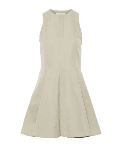 Ami Alexandre Mattiussi Round Collar Sleeveless Dress In Neutral