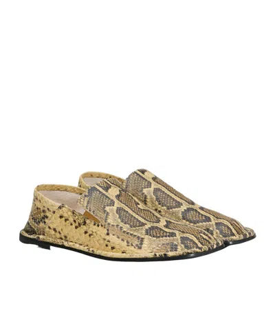 Ami Alexandre Mattiussi Round Head Loafer Shoes In Nude
