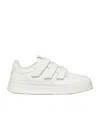 Ami Alexandre Mattiussi Round Head Low-cut Casual Shoes In White