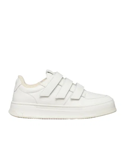 Ami Alexandre Mattiussi Round Head Low-cut Casual Shoes In White