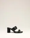 Ami Alexandre Mattiussi Round-headed High-heeled Sandals In Black
