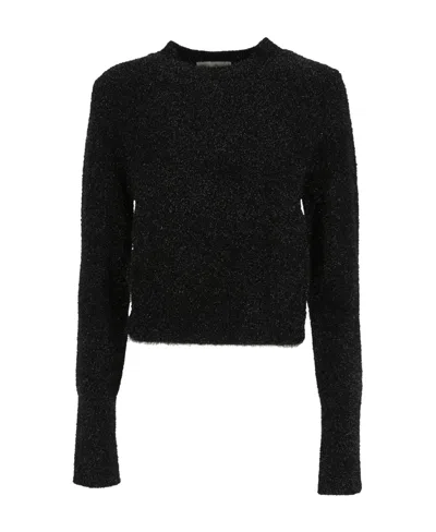 AMI ALEXANDRE MATTIUSSI ROUND-NECK KNITTED SWEATER