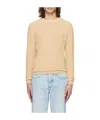 Ami Alexandre Mattiussi Round-neck Long-sleeved Sweater In Pink