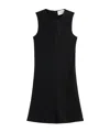 Ami Alexandre Mattiussi Round-neck Straight Skirt In Black