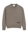 Ami Alexandre Mattiussi Ami Paris Sweaters In Grey