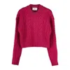 Ami Alexandre Mattiussi Round Neck Sweater In Red