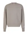 Ami Alexandre Mattiussi Round-necked Sweater In Gray
