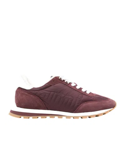 Ami Alexandre Mattiussi Round Toe Low-top Trainers In Red