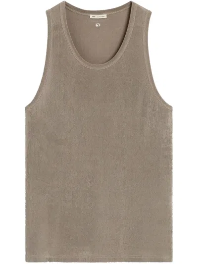 Ami Alexandre Mattiussi Scoop-neck Tank Top In Grey