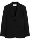 Ami Alexandre Mattiussi Ami Tailored Two-button Blazer Jacket In Schwarz