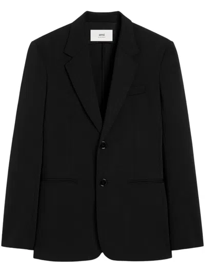 AMI ALEXANDRE MATTIUSSI SEMI-LINED BLAZER