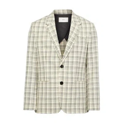 Ami Alexandre Mattiussi Semi Lined Jacket In Off-white