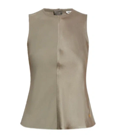 Ami Alexandre Mattiussi Ami Paris Crewneck Sleeveless Top In Grey