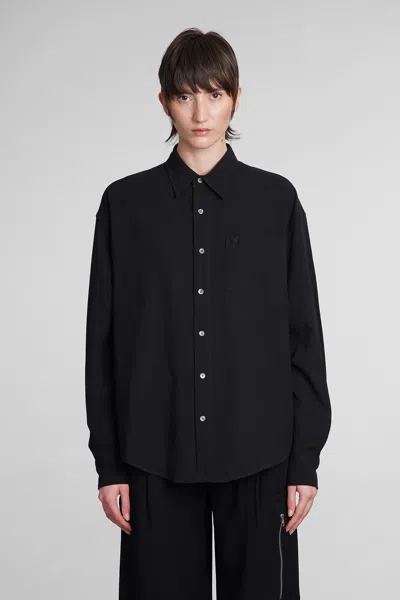 Ami Alexandre Mattiussi Shirt In Black Cotton