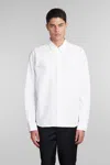 Ami Alexandre Mattiussi Shirt In White Cotton In White