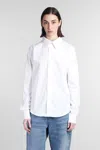 Ami Alexandre Mattiussi Shirt In White Cotton In White