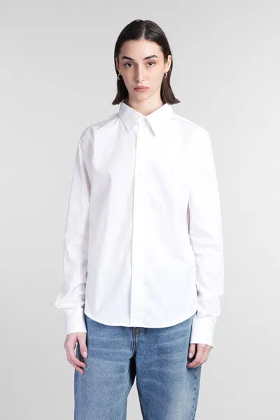 Ami Alexandre Mattiussi Shirt In White Cotton